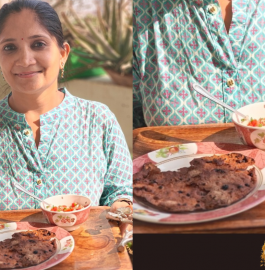 Leftover Fried Roti With Salad Recipe
