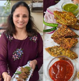 Kothimbir Vadi | Maharashtrian Kothimbir Vadi Recipe