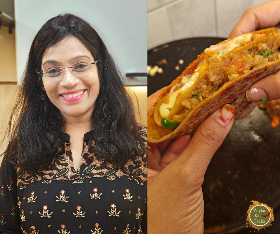 Pav Bhaji Wrap Recipe