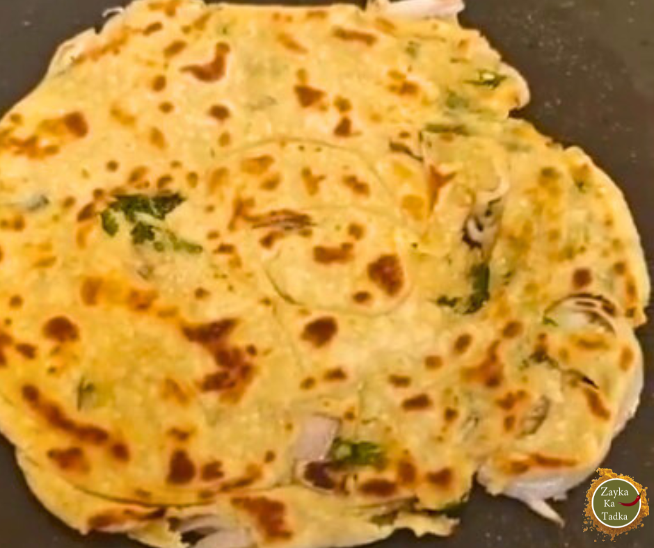 Pyaz Lachha Paratha Recipe