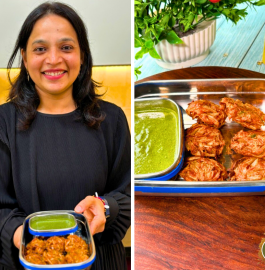 Pyaz Lachha Pakoda In Air Fryer Recipe