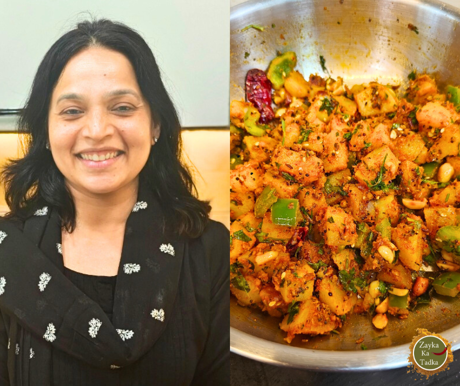 Aloo Shimla Mirch Ki Sabji | Potato Capsicum Sabzi Recipe