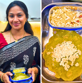 Palak Paneer Oats Pancakes Recipe