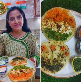 Tricolour Uttapam Recipe