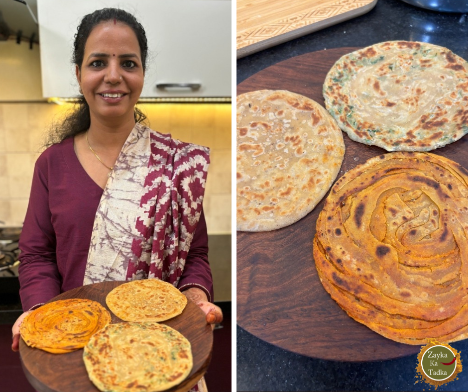 3 Types Of Lachha Paratha Recipe