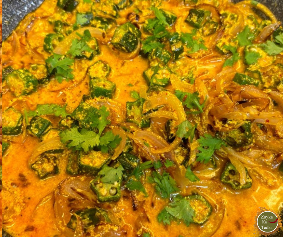 Dahi Tadka Bhindi Recipe