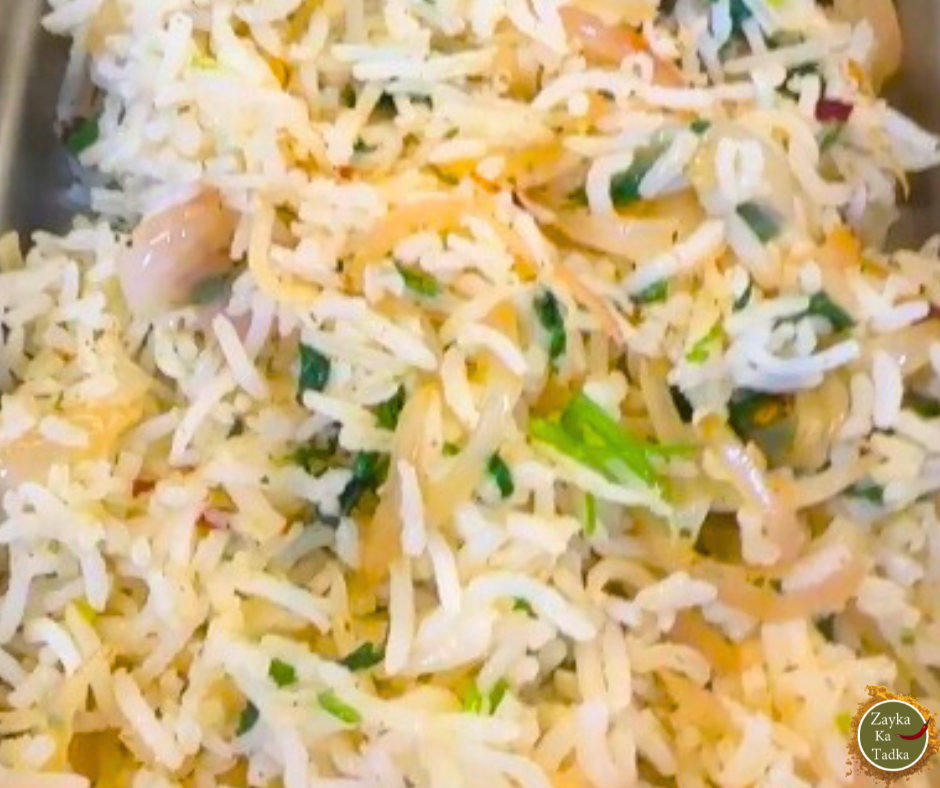 Lemon Coriander Rice | Coriander Lime Rice Recipe