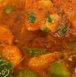 Dhaba Style Aloo Shimla Mirch Ki Sabji Without Onion Garlic Recipe