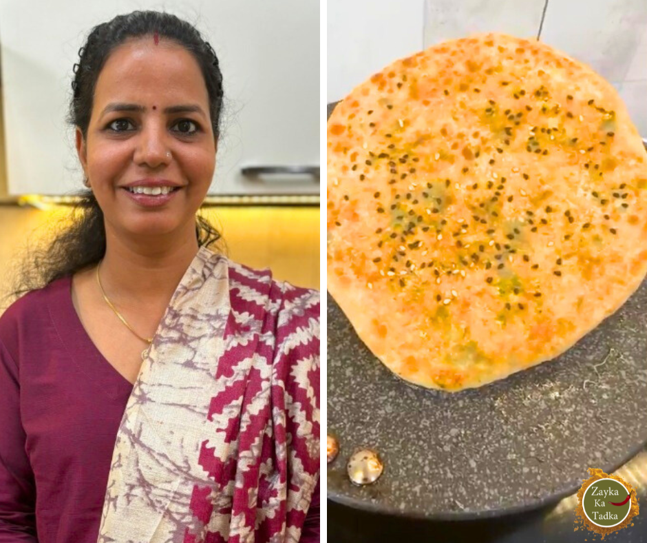 Paneer Pyaz Paratha Recipe