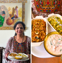 Vangi Bhat Rice & Sundal - Protein Rich Lunch Recipe