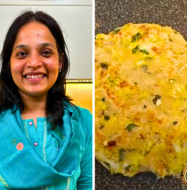 Cheesy Corn Paratha Recipe