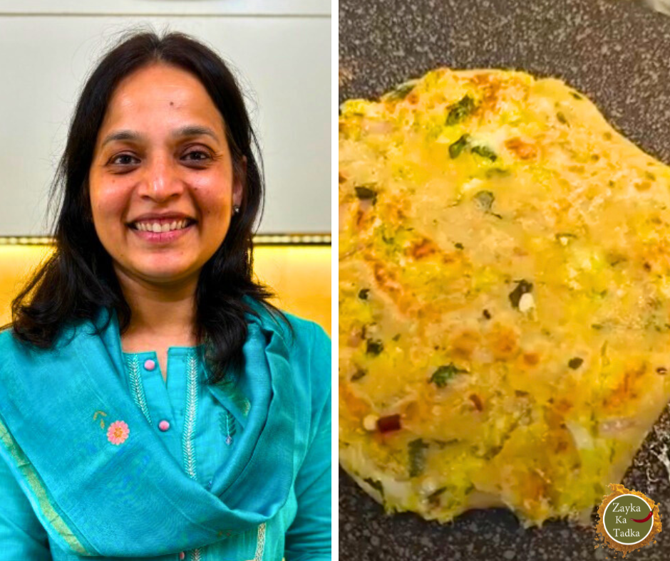 Cheesy Corn Paratha Recipe