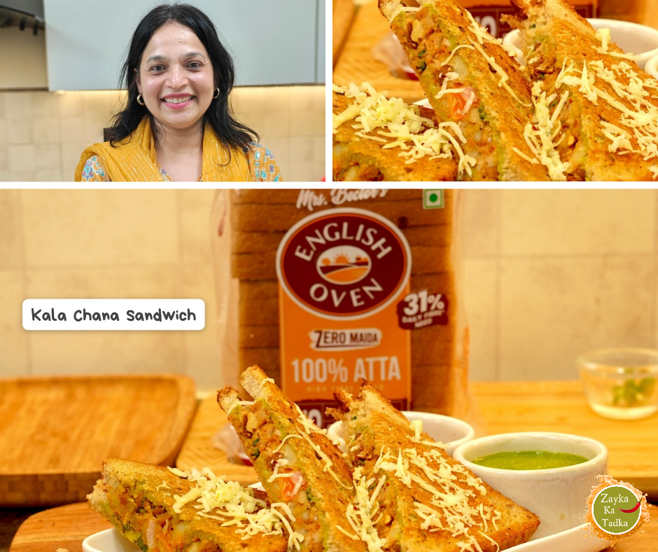 Kala Chana Sandwich Recipe
