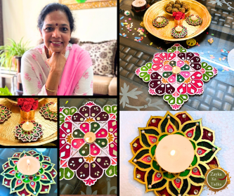 DIY Rangoli | Easy Rangoli Hacks