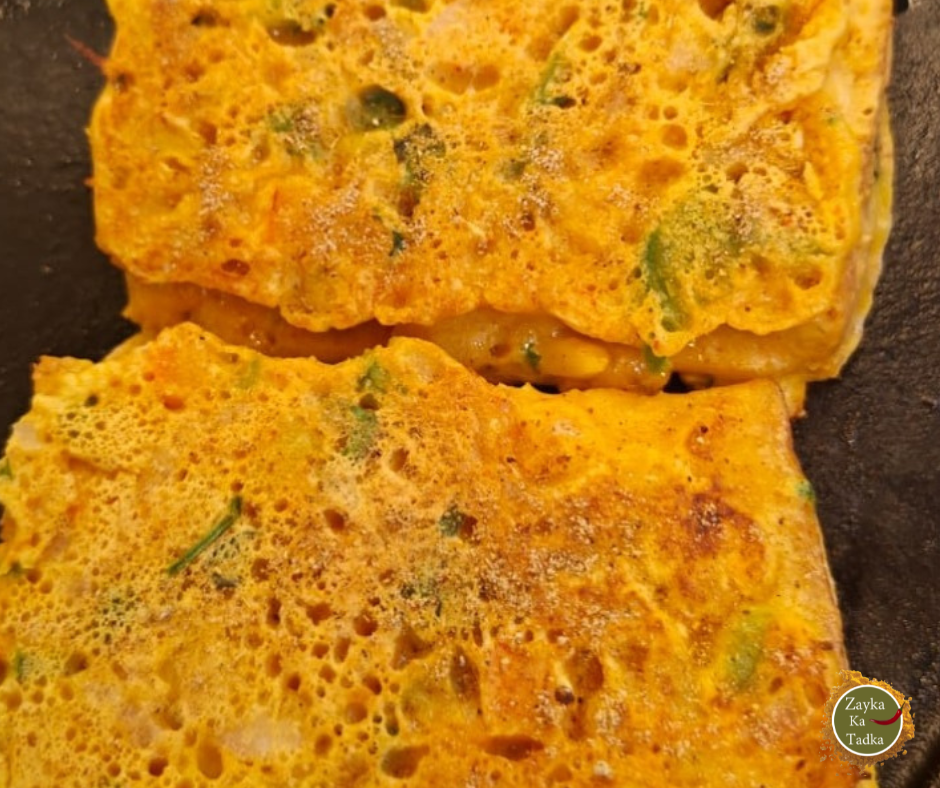 Mix Veg Besan Bread Toast Recipe