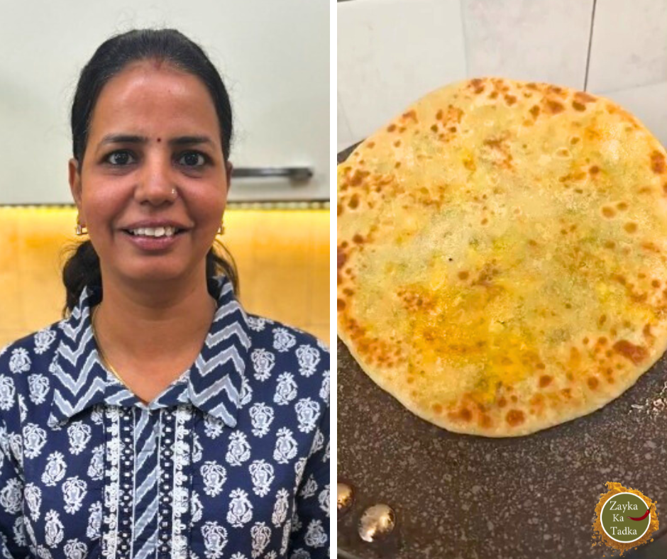 Aloo Paneer Stuffed Paratha Recipe