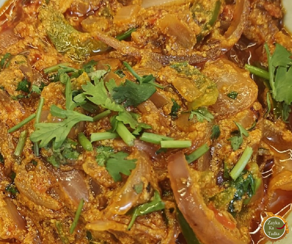 Dhaba Style Pyaz Shimla Mirch Ki Sabji Recipe