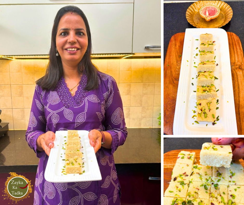 Instant Murmura Barfi Recipe
