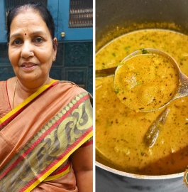 Instant Gatte Ki Sabji Without Onion Garlic Recipe