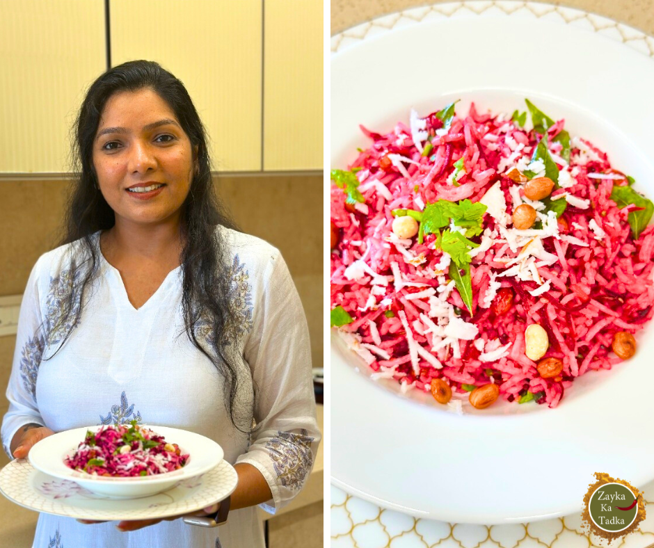 Beetroot Fried Rice Recipe