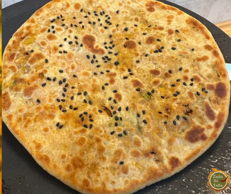 Besan Pyaz Ka Paratha | Besan & Pyaz Paratha Recipe