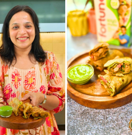 Restaurant Style Soya Tikka Wrap Recipe