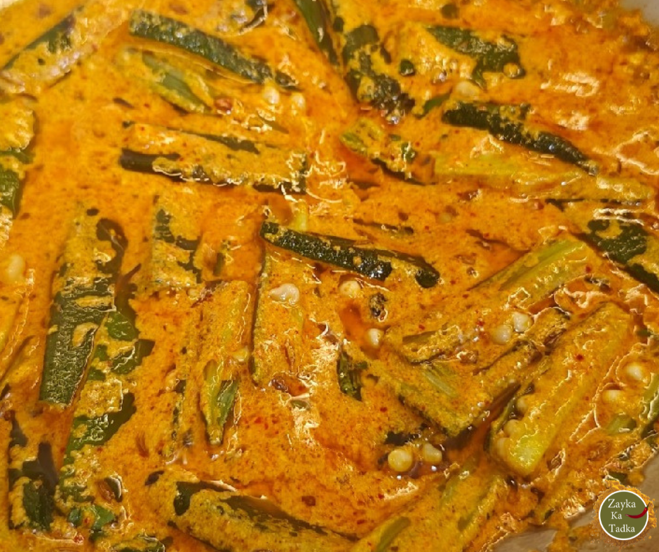 Dahi Bhindi Without Onion Garlic Recipe