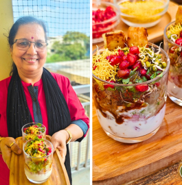 Shakarkandi Chaat | Sweet Potato Glass Chaat Recipe