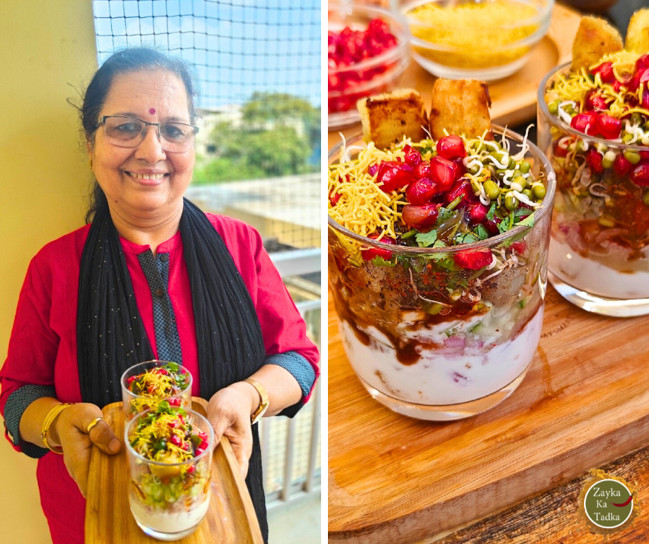 Shakarkandi Chaat | Sweet Potato Glass Chaat Recipe