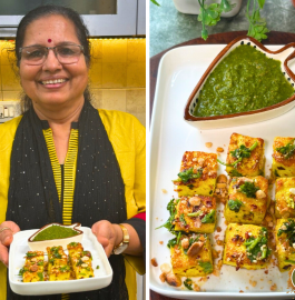 Lemon Coriander Paneer Recipe