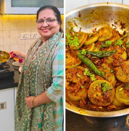 Hare Tamatar Ki Khatti Meethi Sabji | Green Tomato Curry Recipe