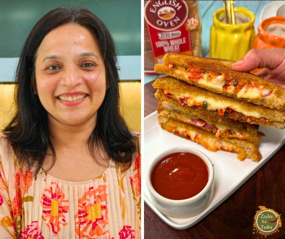 Malai Pyaaz Paneer Sandwich Recipe