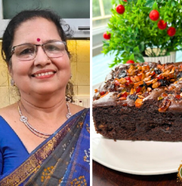 Chocolate Fruit & Nut Cake Recipe