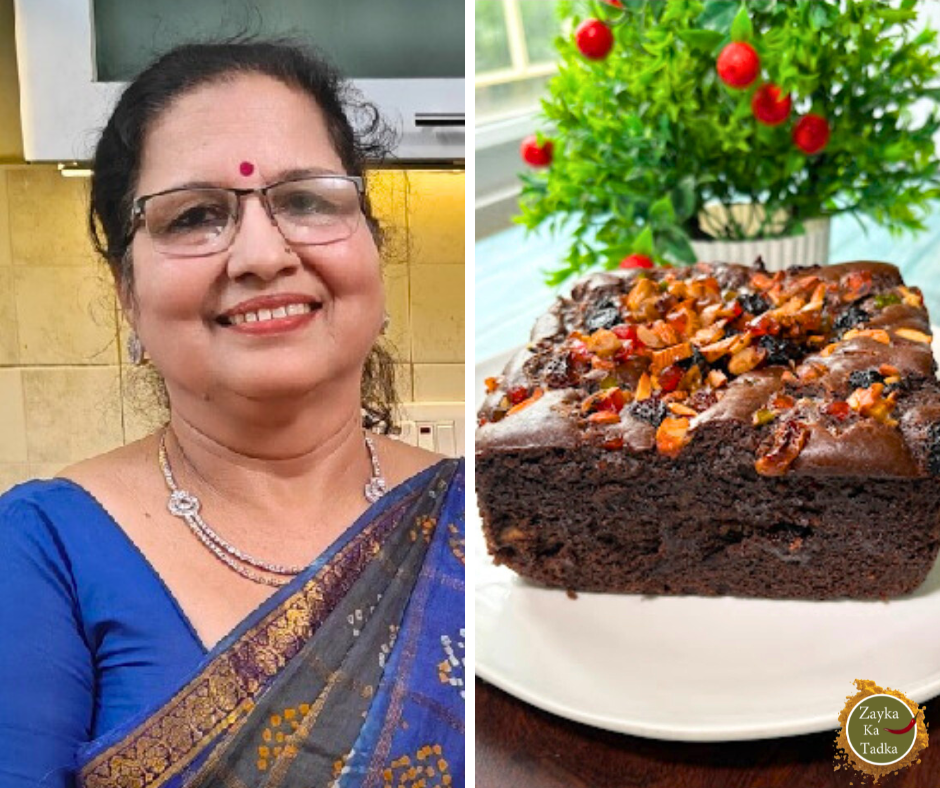 Chocolate Fruit & Nut Cake Recipe