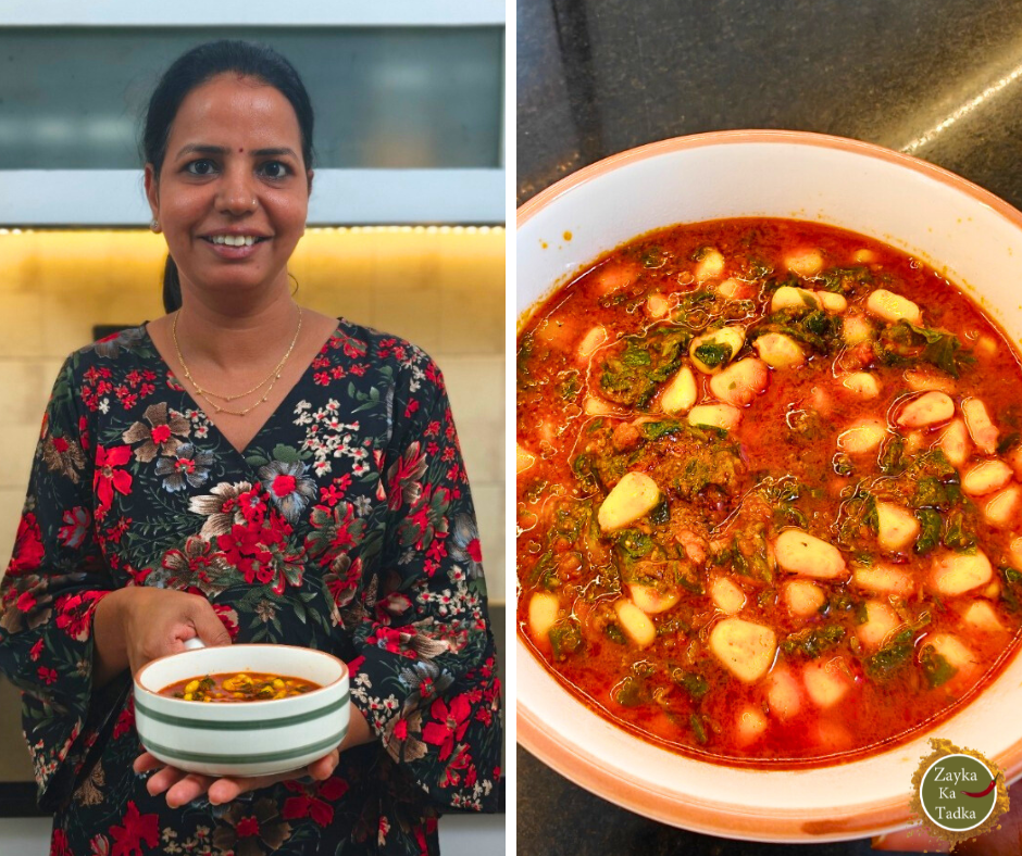 Sweet Corn Palak Ki Sabji Recipe
