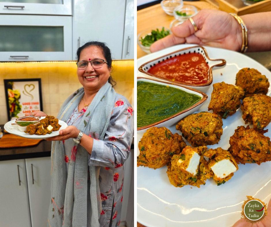 Moong Dal Paneer Pakoda Recipe