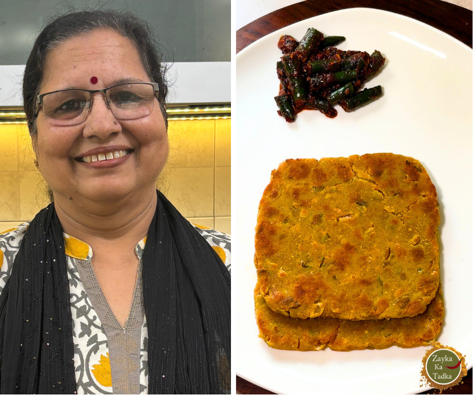 Jowar Veg Paratha With Instant Mirchi Pickle Recipe