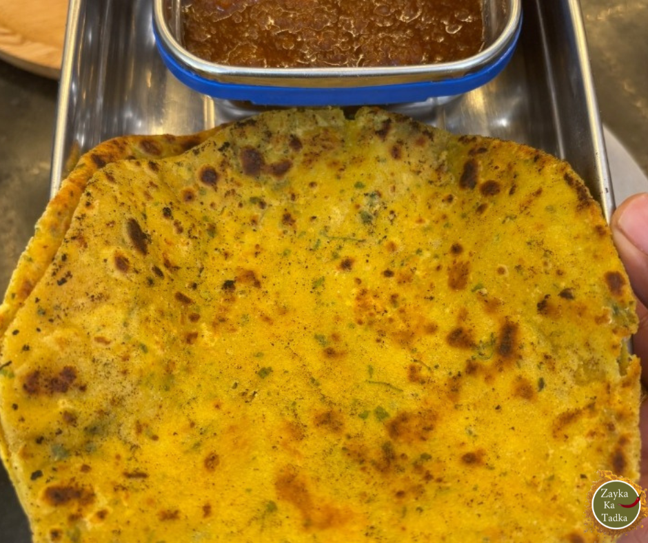 Besan Stuffed Paratha | Besan Ka Paratha Recipe