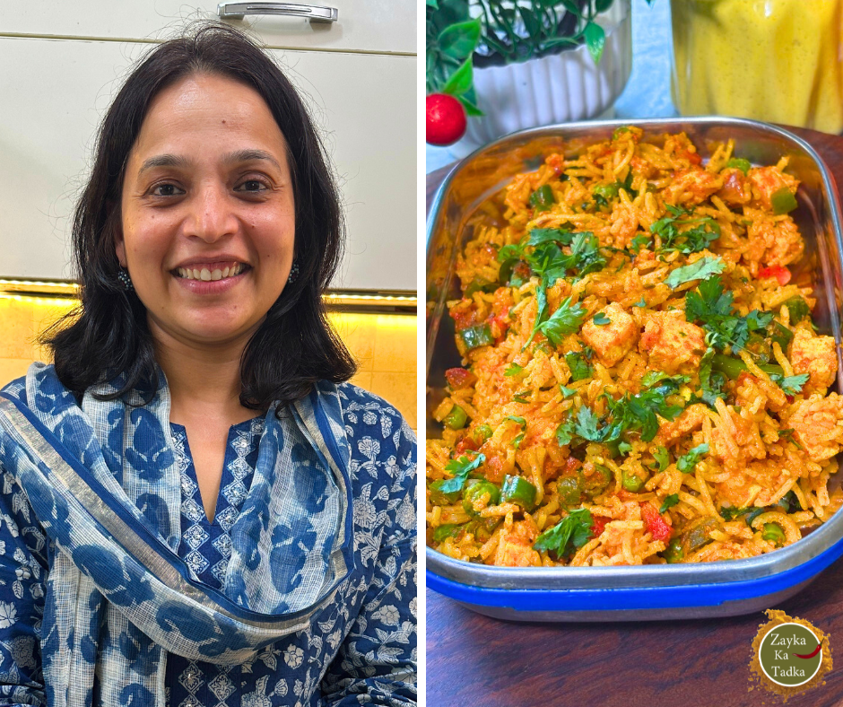 Mix Veg Paneer Rice Recipe
