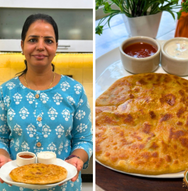 Chhole Stuffed Paratha Recipe