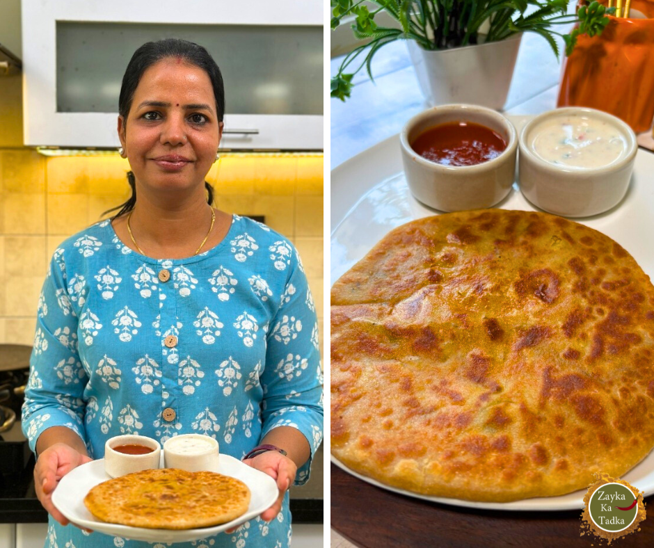 Chhole Stuffed Paratha Recipe