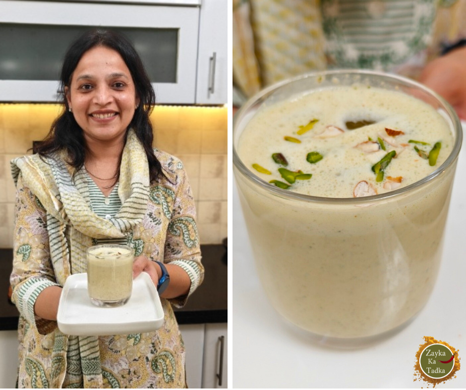 Saunf Jaggery Lassi Recipe