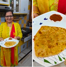 Momos Paratha Recipe