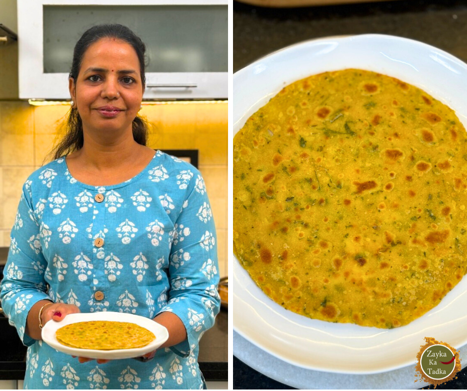 Dahi Paratha | Dahi Stuffed Paratha Recipe