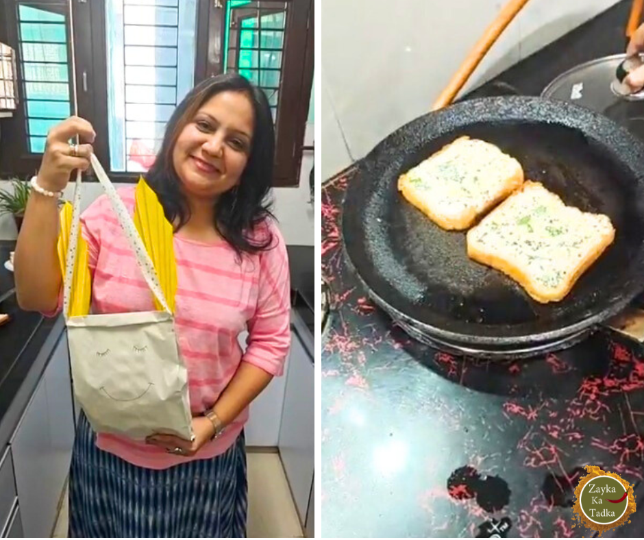 Dahi Tadka Toast | Dahi Toast Recipe