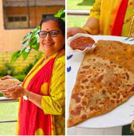 Momos Paratha Recipe
