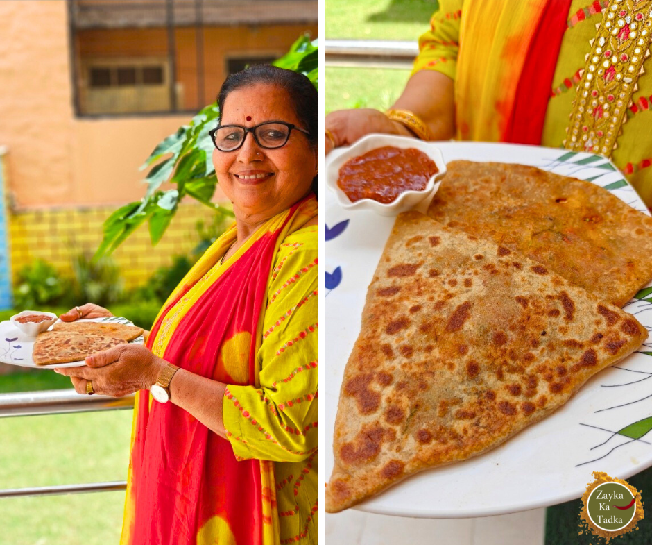 Momos Paratha Recipe