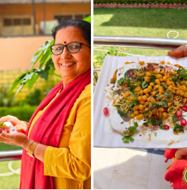 Corn Tikki Chaat Recipe