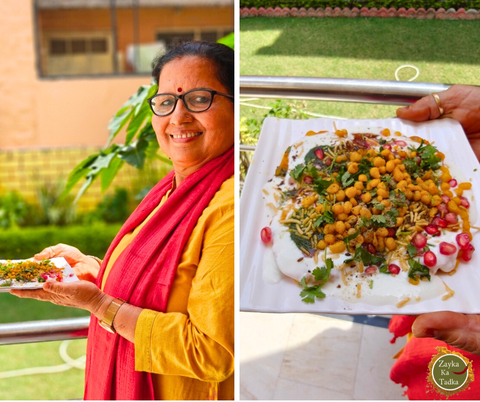 Corn Tikki Chaat Recipe