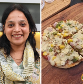 Cheese Burst Roti Pizza On Tawa Recipe
